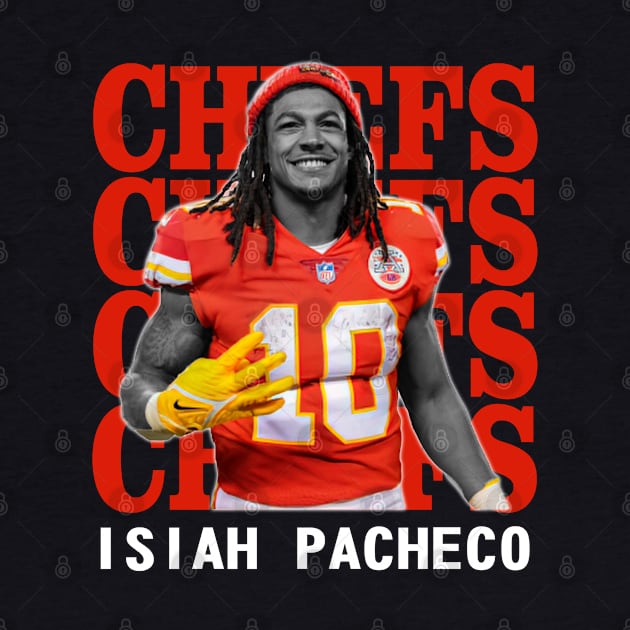 Kansas City Chiefs Isiah Pacheco 10 by Thejockandnerd